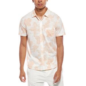Vintage Summer Mens Slub Jersey Shirt, Pink